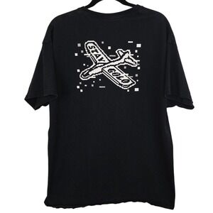 Benny Gold Mens T-Shirt XL Black 8-bit‎ Pixel Stay Gold Glider Skater Streetwear
